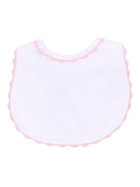 Baby Joy Embroidered Bib