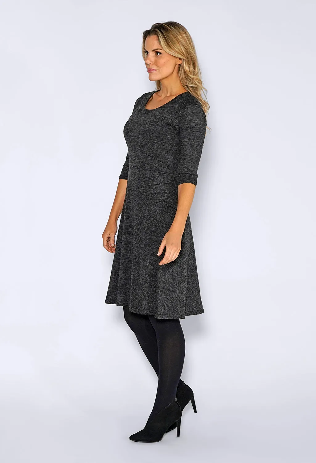 Grey Knit Dress