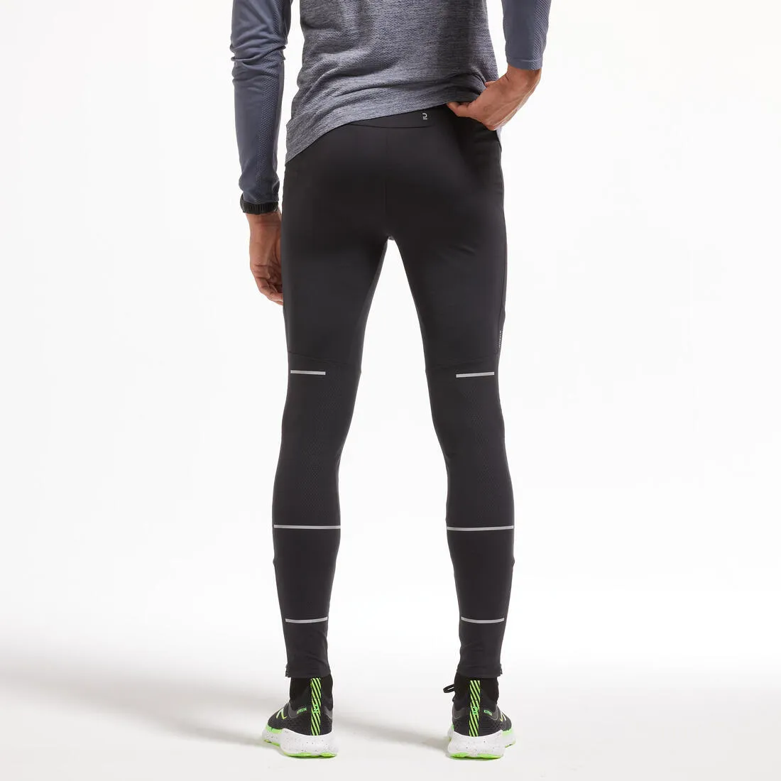 Kiprun Dry Men's Running Tights - Black