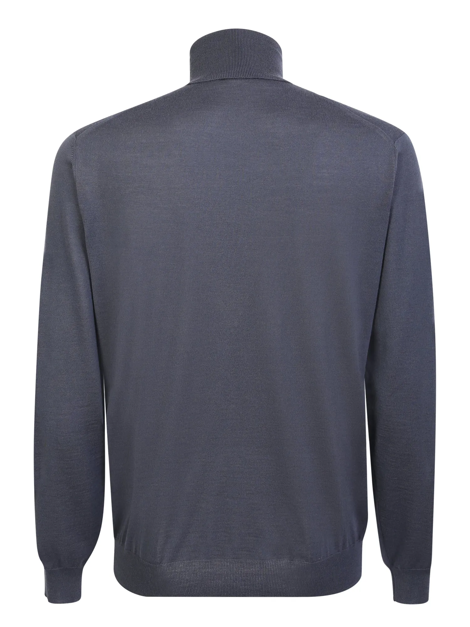 Light teal merino wool turtleneck pullover