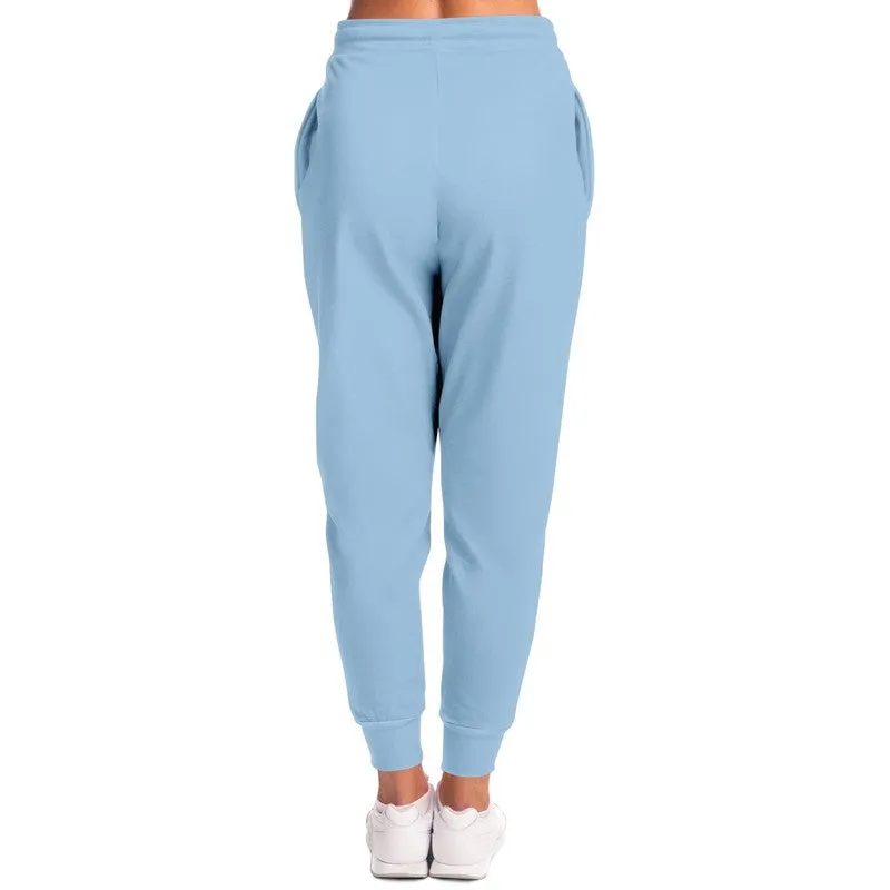 Pale Pastel Cyan Joggers | Unisex | with PLUS sizes | Bright Pale Pastel Cyan | C30M8Y0K0