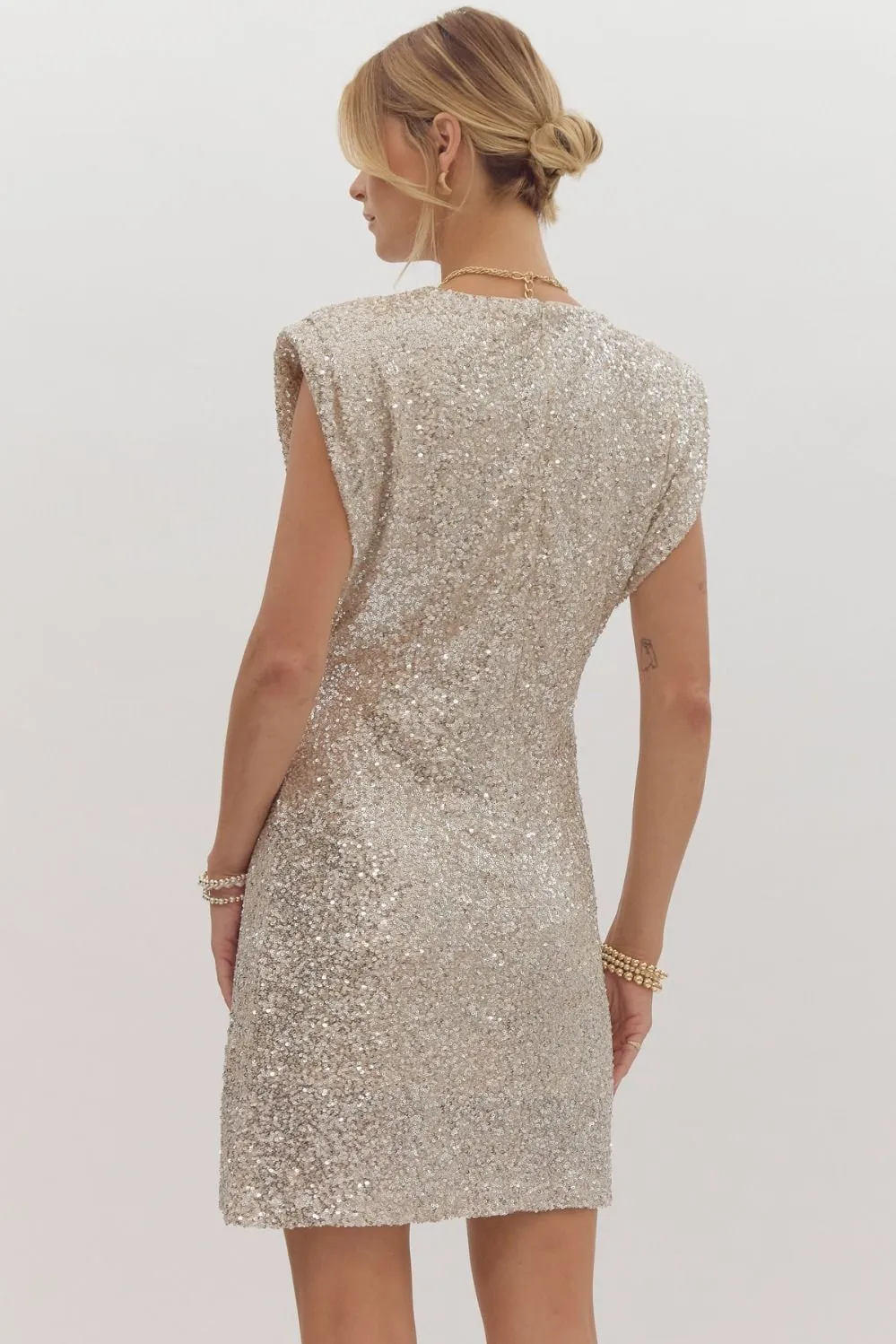 Pop the Prosecco Sequin Dress