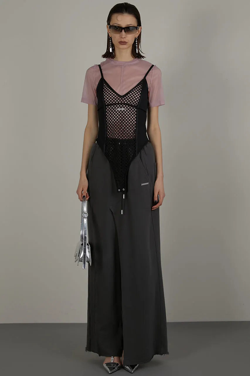 Twisted Layered Skirt Pants